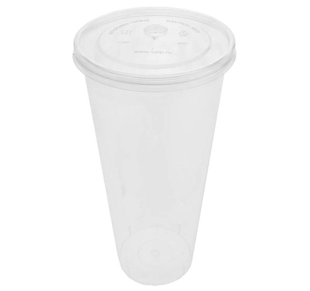 Стакан 650мл d-90мм прозрачный матовый п/п Bubble Cup