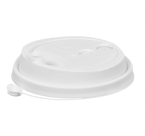 Крышка PP со съемным питейником d=90мм, белая