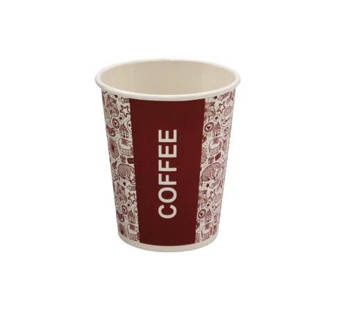 Стакан бумажный 1сл 250мл d=80мм для горячего Coffee