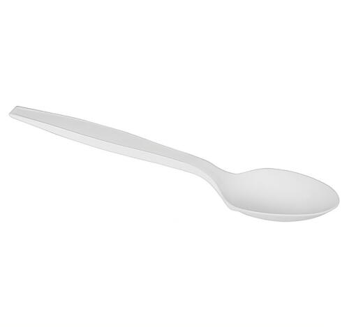 Ложка столовая биоразлагаемая 17см ECO, белая (50 шт.)