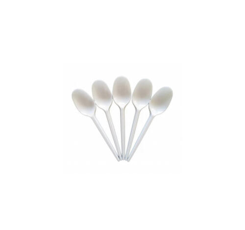 Ложка столовая биоразлагаемая 16,5см, белая (50 шт.)