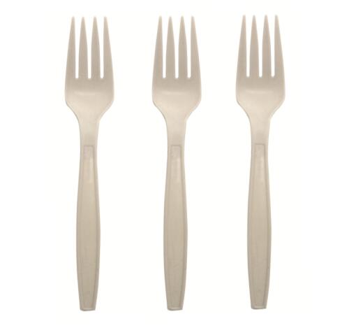 Вилка биоразлагаемая 17см, бежевая, Tambien ECO (50 шт.)