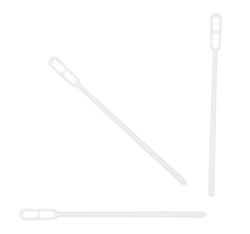 Размешиватель пластиковый 13cм, белый 500шт/упак