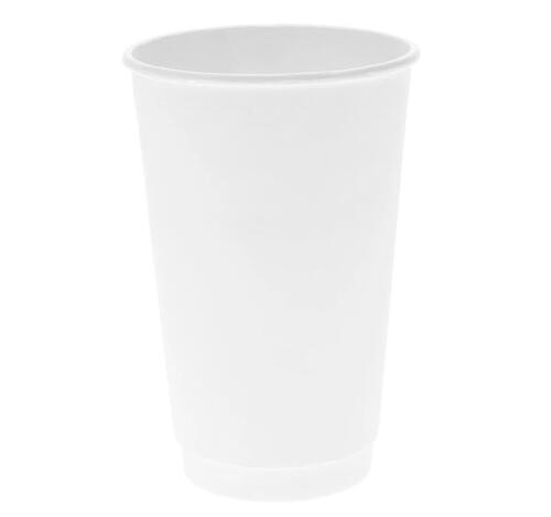 Стакан бумажный 2сл 450 (530) мл d=90мм для горячего белый (25 шт.)