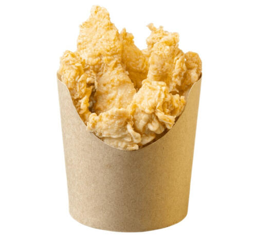 Упаковка для снеков OSQ SNACK BOWL M d=92мм l=97мм крафт (450 шт.)