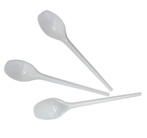Ложка чайная пластиковая 12,5см, белая (компакт), Tambien (100 шт.)