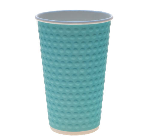 Стакан бумажный 2сл 400 (518) мл d=90мм для горячего Тиффани с конгревом Bubbles (30 шт.)