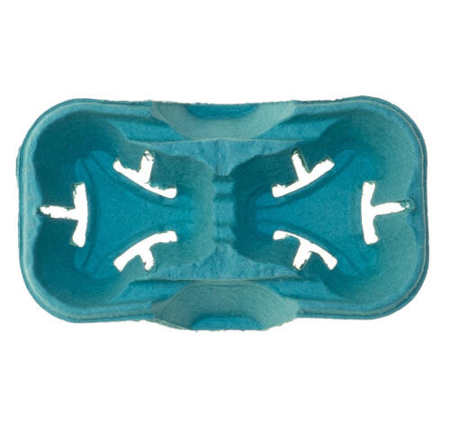 Держатель для 2-х стаканов 193х108х42мм зеленый (150 шт.)