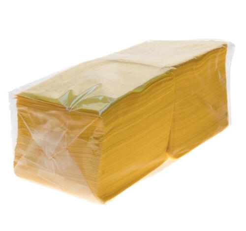 Салфетки бумажные 1сл 24х24 400л/упак TaMbien жёлтые smart