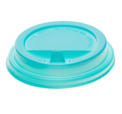 Крышка ПС с клапаном d=90мм, бирюзовая (100 шт.)