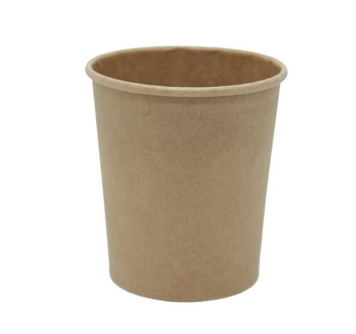 Контейнер бумажный 440 мл d-97 мм, h-100 мм, крафт, Tambien ECO (25 шт.)