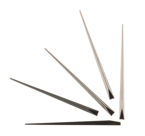 Пика пластиковая для канапе 9см ПРИЗМА черная 500шт/упак