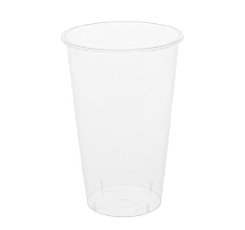 Стакан 500мл d-90мм прозрачный глянец п/п (32 шт.)