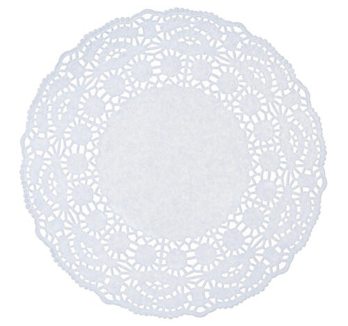 Салфетка бумажная ажурная d=18см 250шт/упак