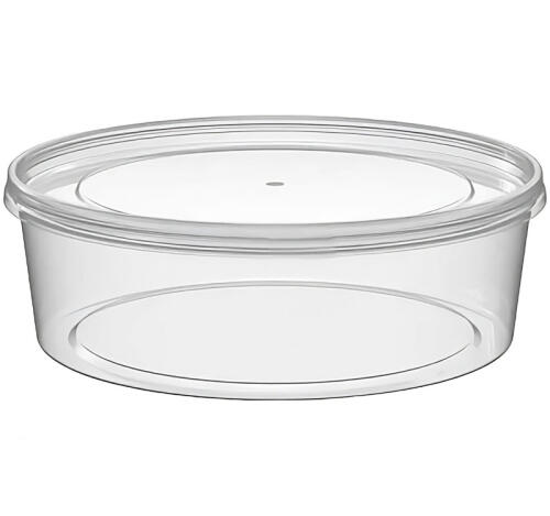 Контейнер РР под пресервы 500мл d=145мм h=47мм, прозрачный (400 шт.)