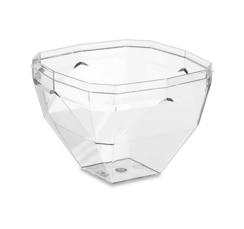 Форма Чашка Карат 79x79x57мм PS, 150мл прозрачная (арт 5068) + крышка-миска (5069) (280 шт.)