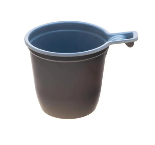 Чашка кофейная 200мл бело-коричневая УЮ 50шт/упак (20 шт.)