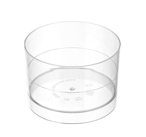 Форма Цилиндр d-53мм PS, 60мл прозрачная (арт 5006) (210 шт.)