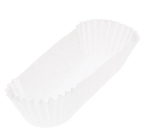 Розетка бумажная овал 28х110мм, h=26мм, белая (1000 шт.)
