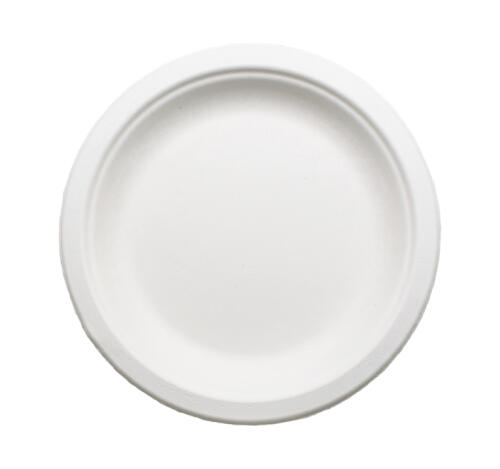 Тарелка d-180мм, белая, растительное волокно (50 шт.)