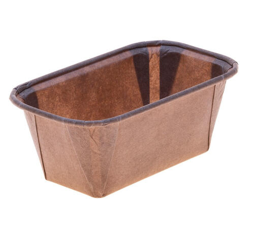 Форма бумажная ПЛЮМПАЙ МИНИ 80/40/40, 600шт/упак, коричн.