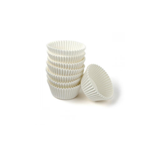 Розетка бумажная круглая d=25мм, h=16мм, белая (1000 шт.)