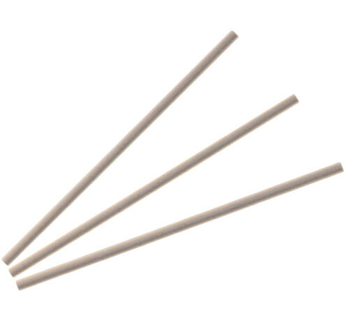 Трубочки бумажные одноразовые d 6мм 200мм крафт в индивидуальной упак 250шт/упак