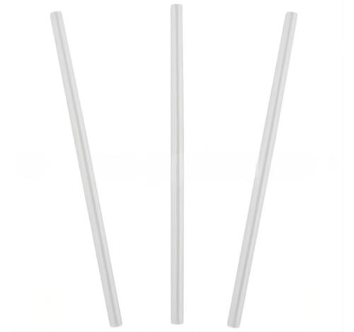 Трубочки для коктейля d=10мм l=210мм прозрачные в инд.п/э уп. 250шт/упак