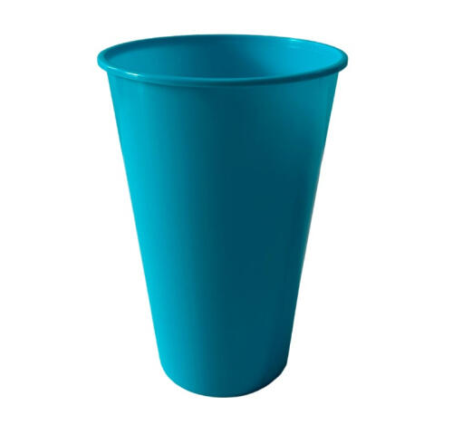 Стакан 500мл d-90мм бирюзовый глянец п/п (32 шт.)