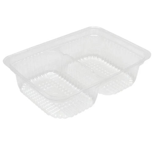 Контейнер PET ПР-КС-155 С2 116x85x30мм 2-секц., прозрачный