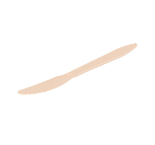 Нож биоразлагаемый 16см ECO, бежевый (1000 шт.)