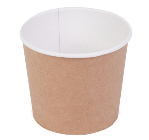 Контейнер бумажный OSQ Round Bowl 500мл d=100мм h=95мм, крафт (450 шт.)