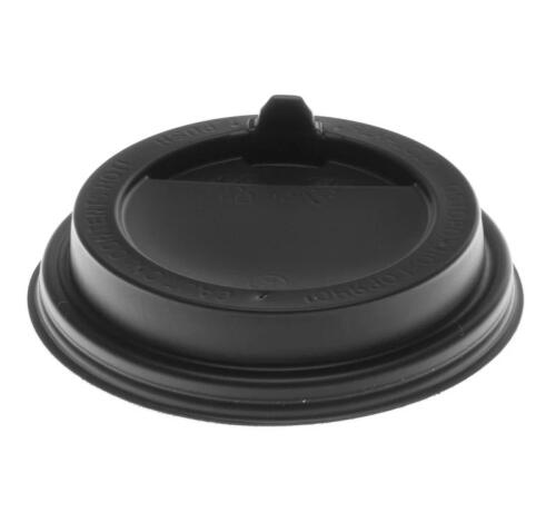 Крышка PP с клапаном d=90мм, черная глянцевая (100 шт.)