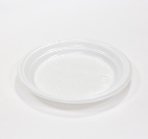 Тарелка d=165мм пластиковая белая п/с СП (100 шт.)