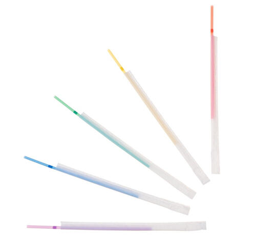 Трубочки для коктейля гофрир. d=5мм l=240мм разноцветные в индив. уп. 700шт/упак