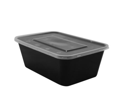 Контейнер PP TaMbien 170х115х65мм 1000мл черный с крышкой (300 шт.)