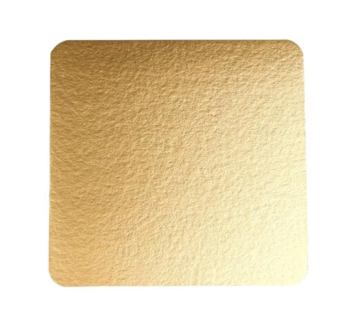 Подложка картонная квадратная 160х160 мм золото, 0,8 мм (45 шт.)