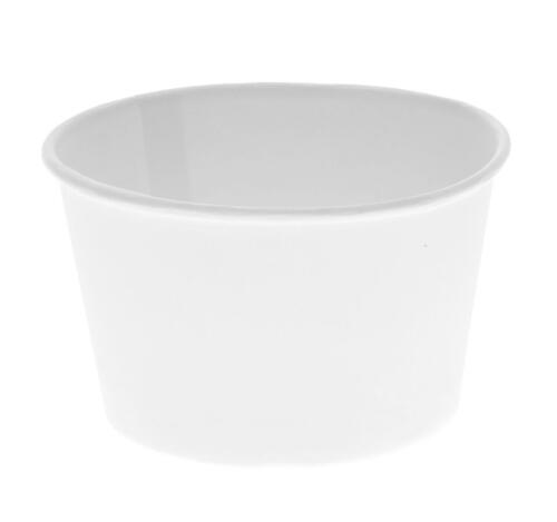 Контейнер бумажный 245мл, d=98мм h=55, белый (25 шт.)