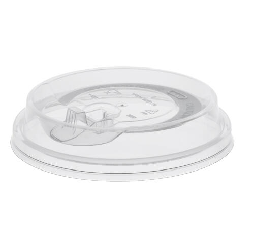 Крышка PP с клапаном d=80мм, прозрачная глянцевая тип D (1000 шт.)