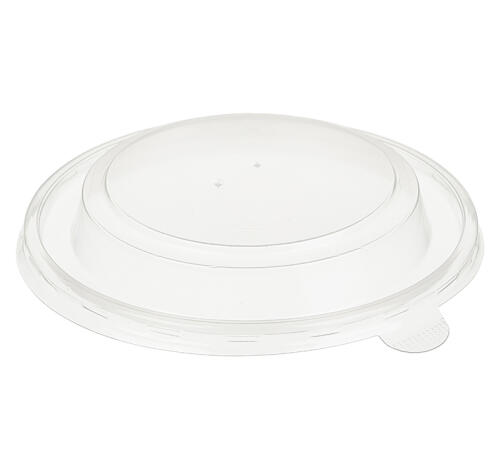 Крышка пластиковая PP d=135мм для контейнера бумажного 720 мл, купольная, TaMbien (50 шт.)