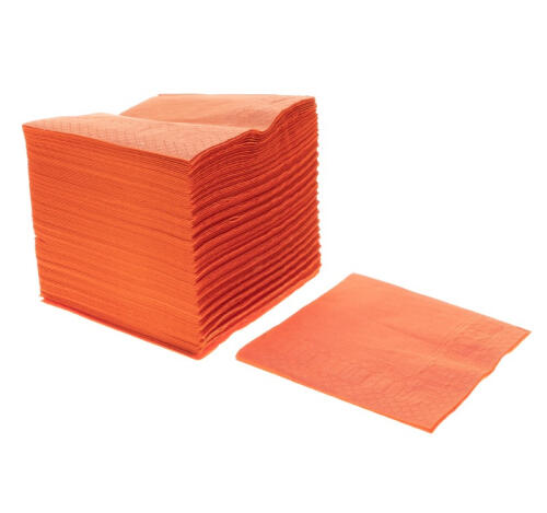 Салфетки бумажные 2сл 24х24 250л/упак TaMbien оранжевые smart