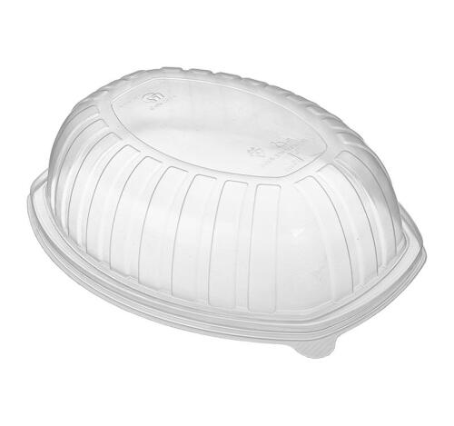 Крышка PP СП 258х202мм h-72мм к контейнеру для курицы, прозрачная N (60 шт.)