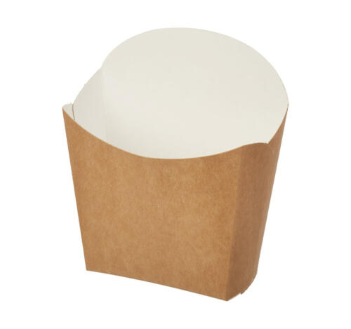 Упаковка для картофеля ФРИ Fry Pack 115х55х145мм, 120 г Крафт (200 шт.)