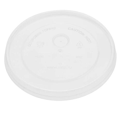 Крышка для стакана d-90мм прозрачная п/п Bubble Cup плоская