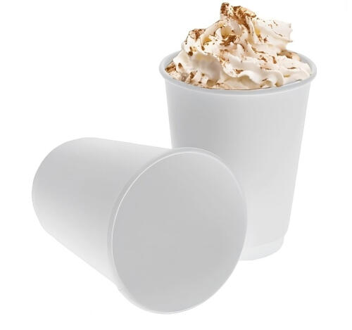 Стакан бумажный 2сл 250 (300) мл d=80мм для горячего белый (32 шт.)