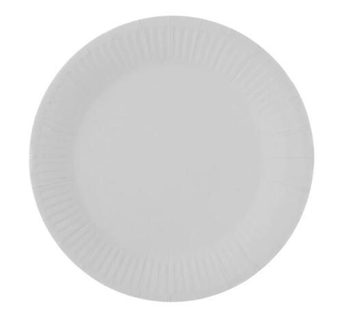 Тарелка бумажная d=165мм Snack Plate, белая мелованная (100 шт.)