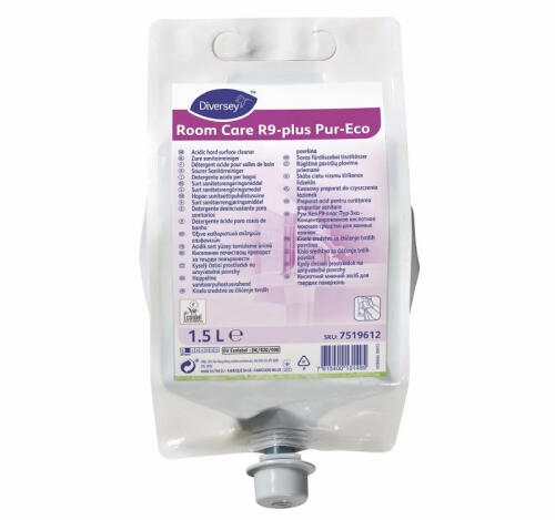 Средство для мытья сантехники 1,5л Diversey Room Care R9-plus Pur-Eco для удаления ржавчины известкового налета