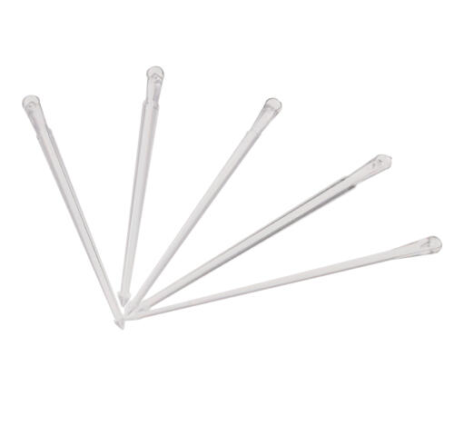 Пика пластиковая для канапе Капелька/БУЛАВА белая 85мм 500шт/упак